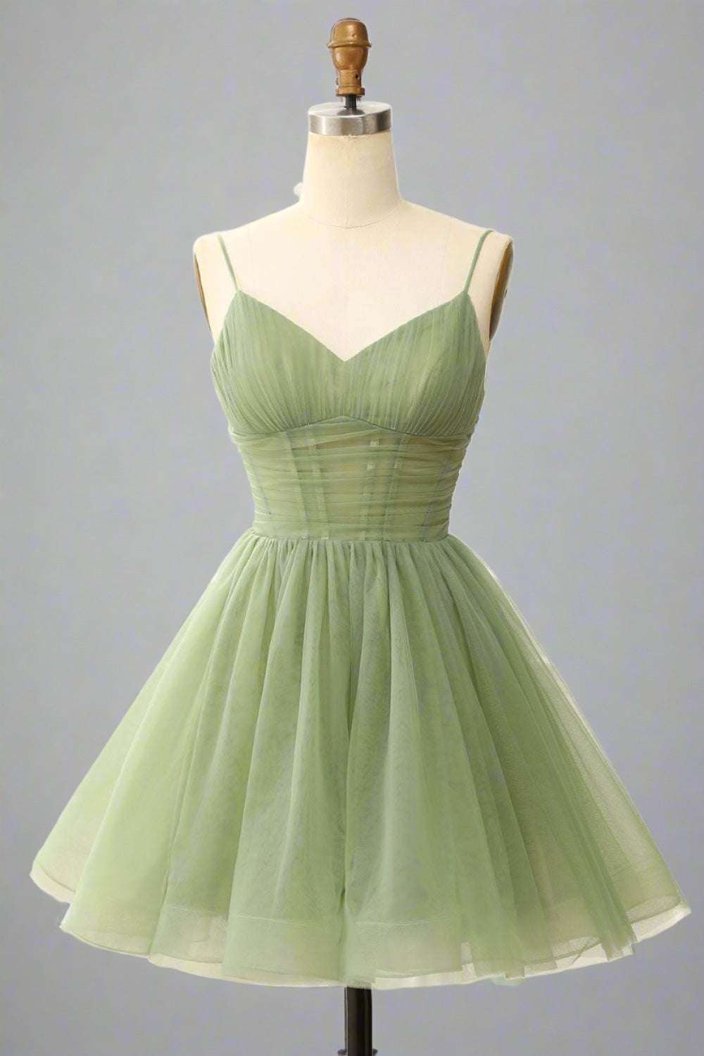 sage green hoco dress short Sage Homecoming Dresses