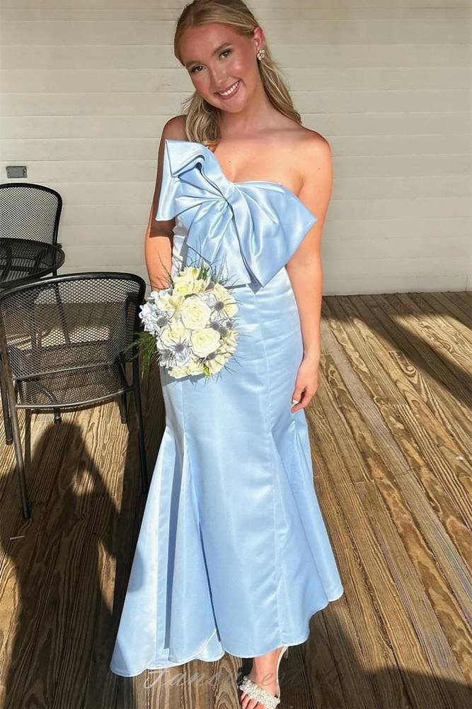 satin sky blue dress Strapless Long Prom with Bow Her soft cowl neckline Long black cheongsam 19 Color:Blue Fish colour: black-and-red-floral-print-ruched-side-strappy-midi-dress