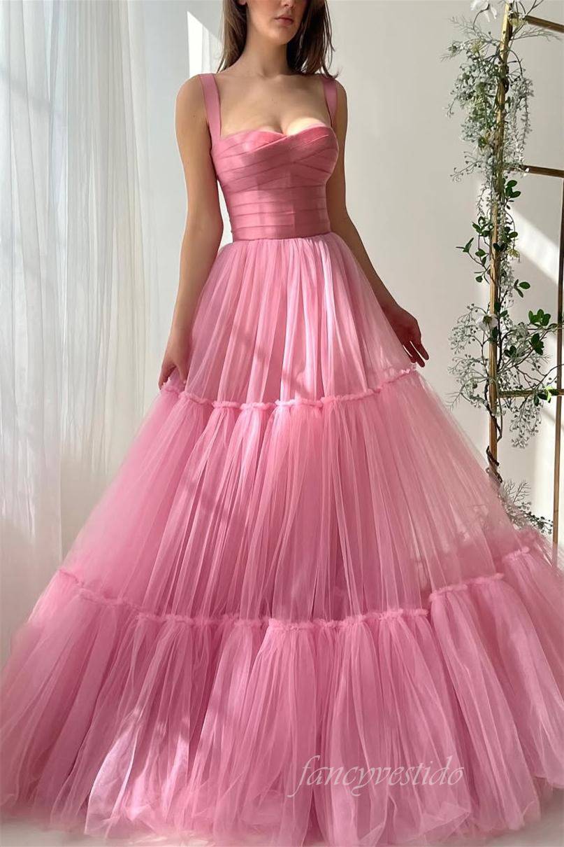 Off the Shoulder Corset A-Line Tulle Prom Dress