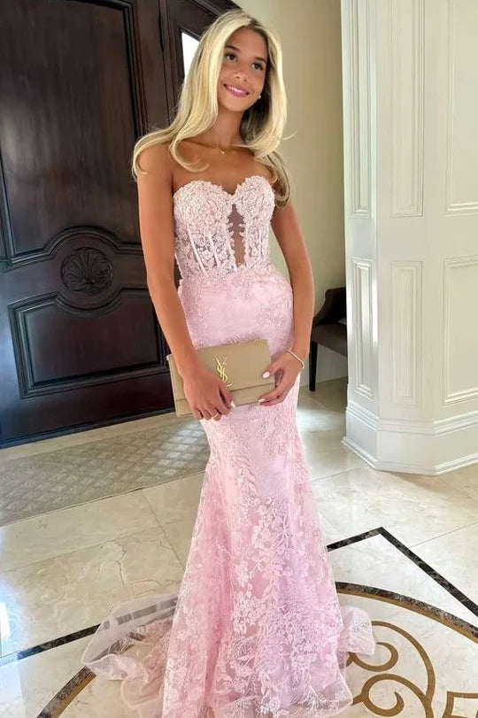 periwinkle mermaid prom dress Sweetheart Periwinkle Keyhole Mermaid Prom Dress with Appliques –  FancyVestido