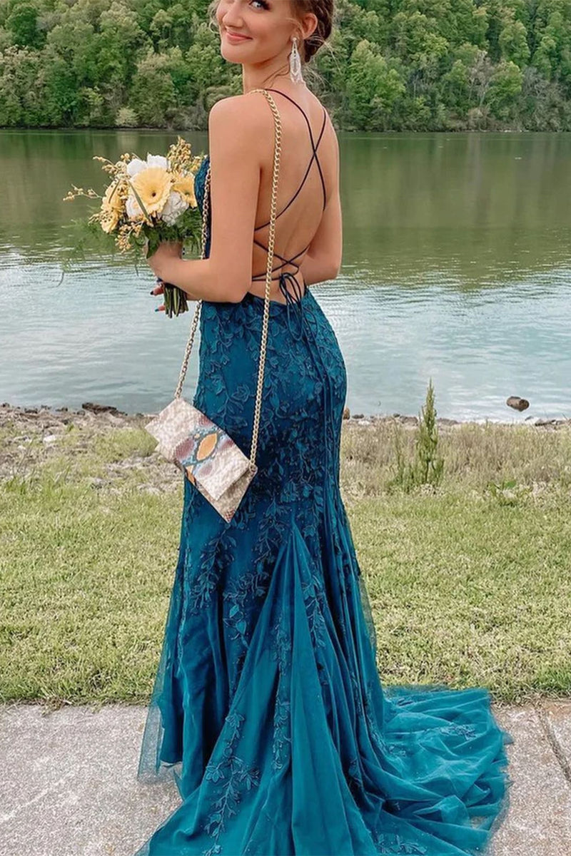 Prom Numbers Blue Blue Colored Prom Dresses