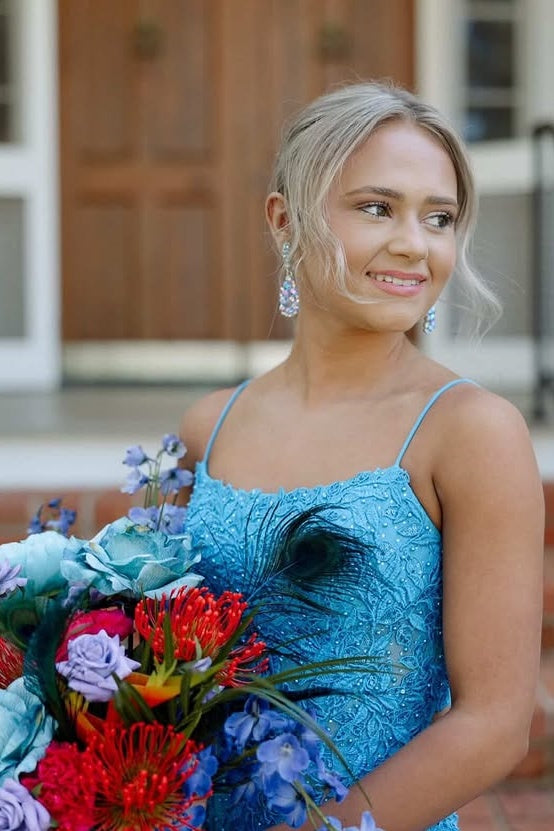Bateau Sleeveless Lace And Chiffon Tiered Party Prom Dress