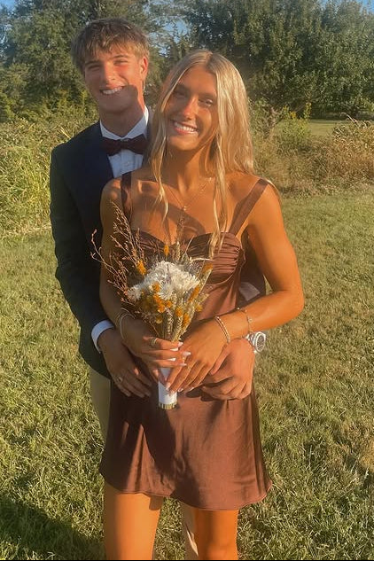 Brown Sweetheart Sleeveless A-Line Satin Mini Party Homecoming Dress