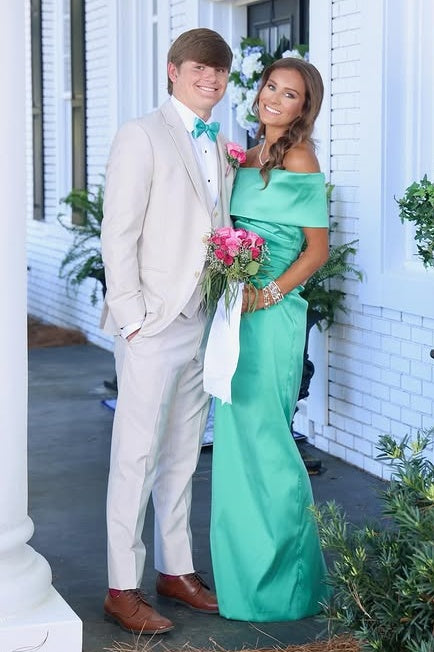 Casual Satin Fitted Off- Shoulder Floor-Length Party Prom Dress