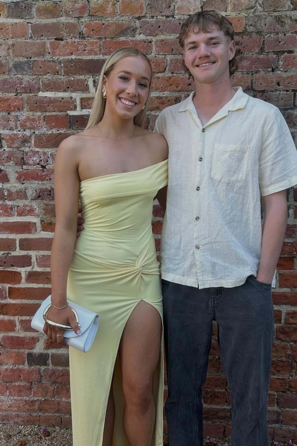 Casual Satin Fitted One Shoulder Ruched Empire Party Prom Dress