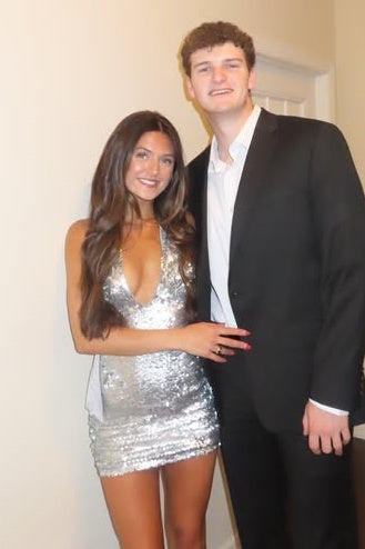 Deep V-Neck Halter Sequin Tight Party Homecoming Dress