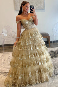 gold corset prom dress Strapless Sweetheart Long with Sequins Opal Blush / 8 3XL Occasion Ladivine CD718 Corset Evening Dress