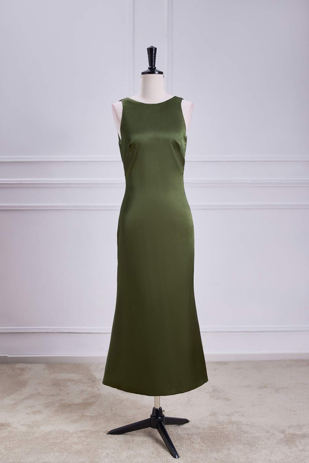 green dress with tie straps Willa Green Tie Strap Maxi Dress