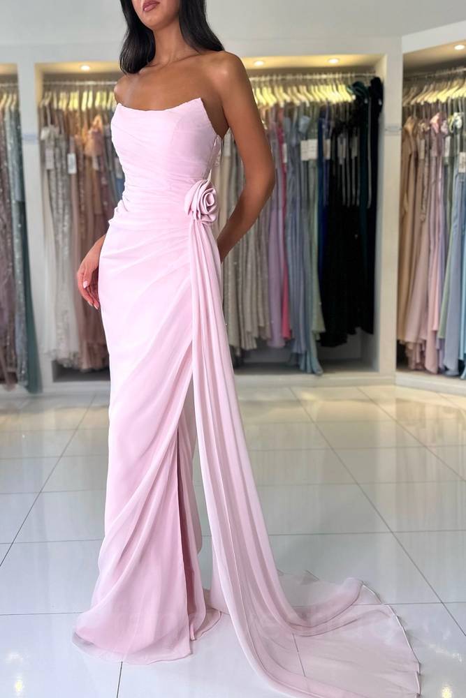 sachin and babi light blue dress Chicsew Formal Dresses for Women Elegant One Shoulder Formal Evening Gown Lace Chiffon Mermaid Floor Length Prom Dress, Custom Color(Leaving A note) main image 1