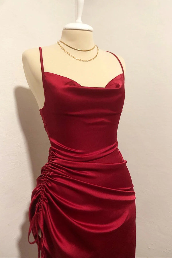 Royal Blue Pleated Bodycon Homecoming Dress with Lace-up