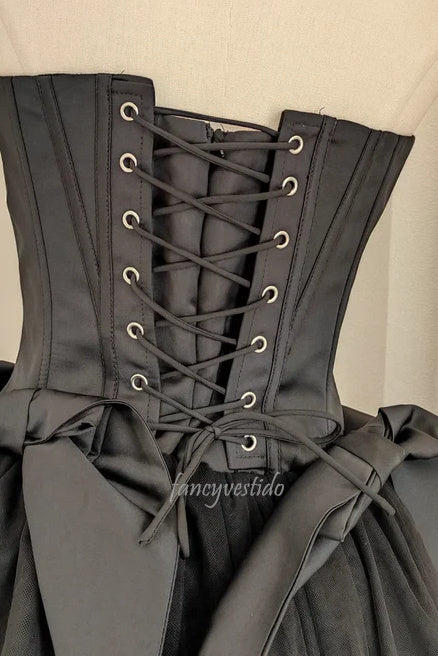 Strapless Boned A-Line Homecoming Dress with Bow