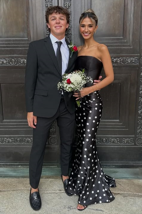 Fashion Mermaid Empire Strapless Long Party Prom Dress