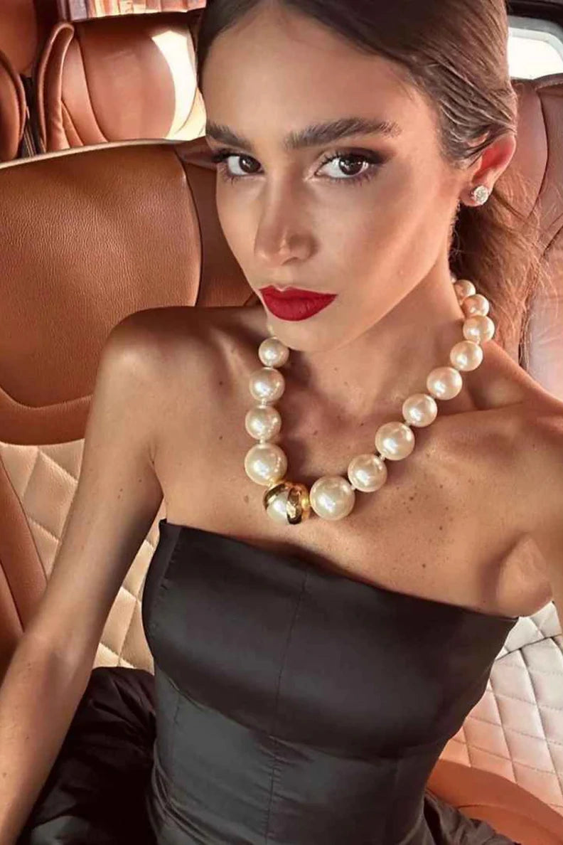 Fashion Satin Strapless Maxi A-Line Party Prom Dress