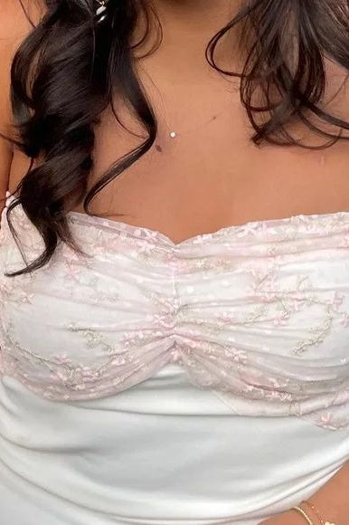 Fashion Strapless Fitted Satin Long Party Prom Dress