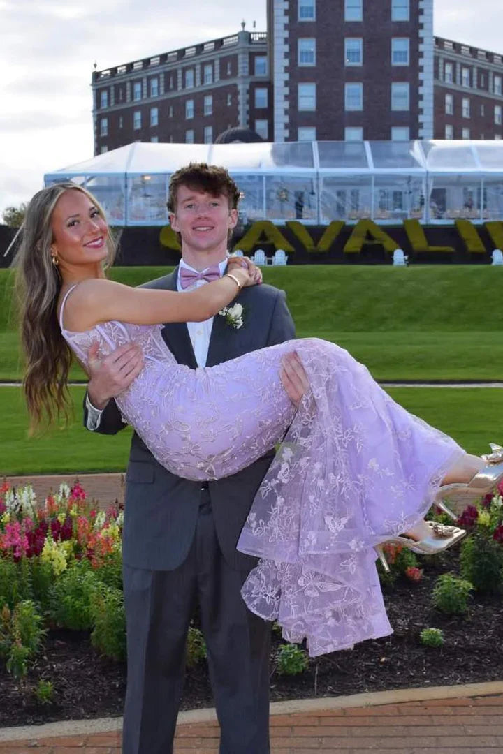 Fashion Sweetheart Strapless Mermaid Lace Empire Party Prom Dress