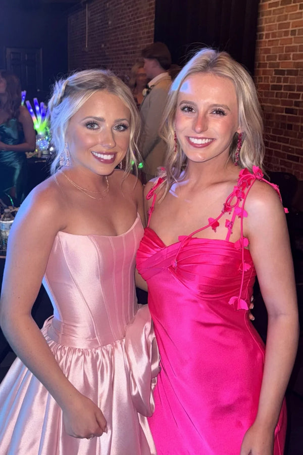 Modest Satin Mermaid Sweetheart Sleeveless Party Prom Dress