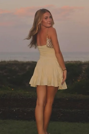 Satin A-Line Strapless Empire Ruffle Short Party Homecoming Dress