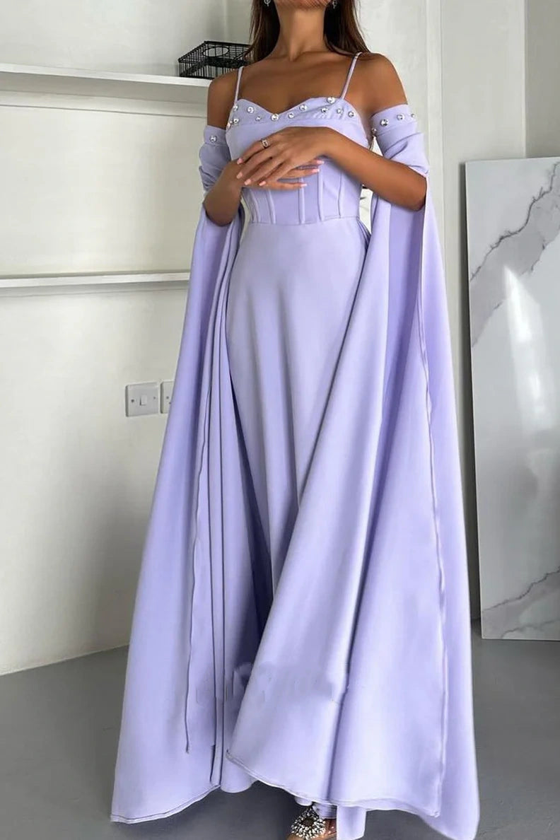 Sweetheart Sleeveless A-Line Empire Satin Party Prom Dress