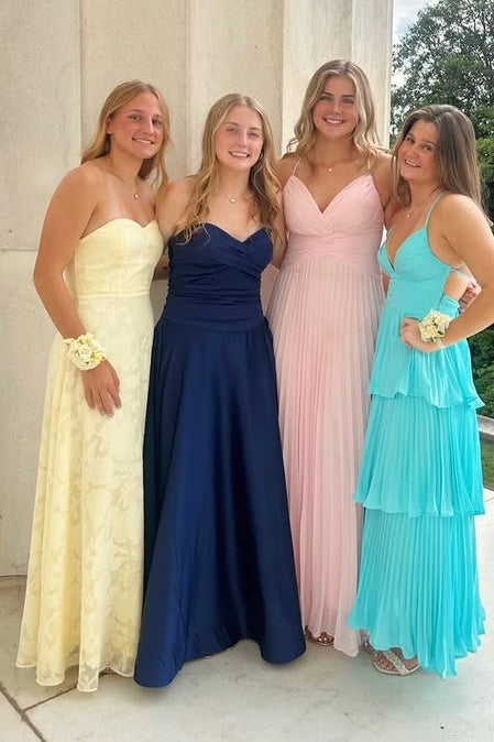 Sweetheart Sleeveless A-Line Floor-Length Maxi Party Prom Dress