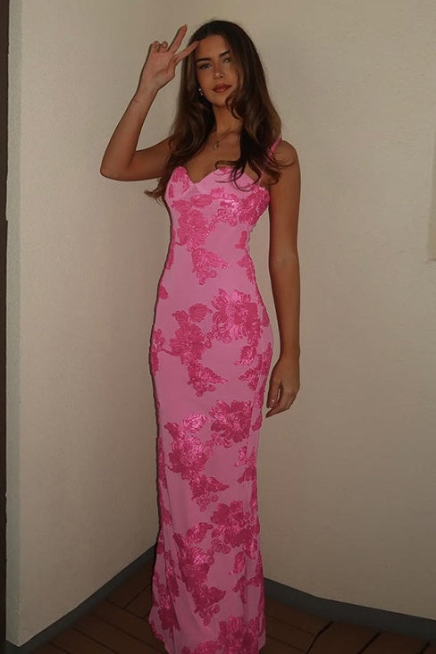 Sweetheart Spaghetti Straps Bodycon Party Evening Dress