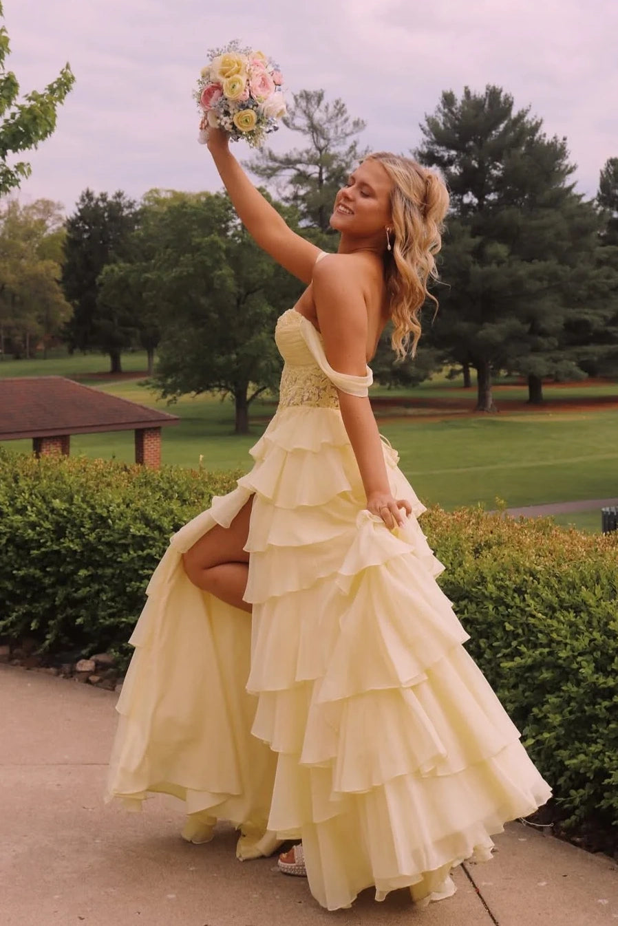 lace wedding dress high neck JAMIE Wedding Dress
