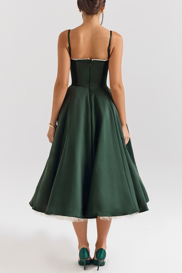 Straps Sweetheart Corset A-Line Formal Dress