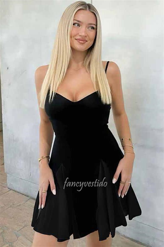 Spaghetti Straps Ruffle Summer Dress Beach Dress