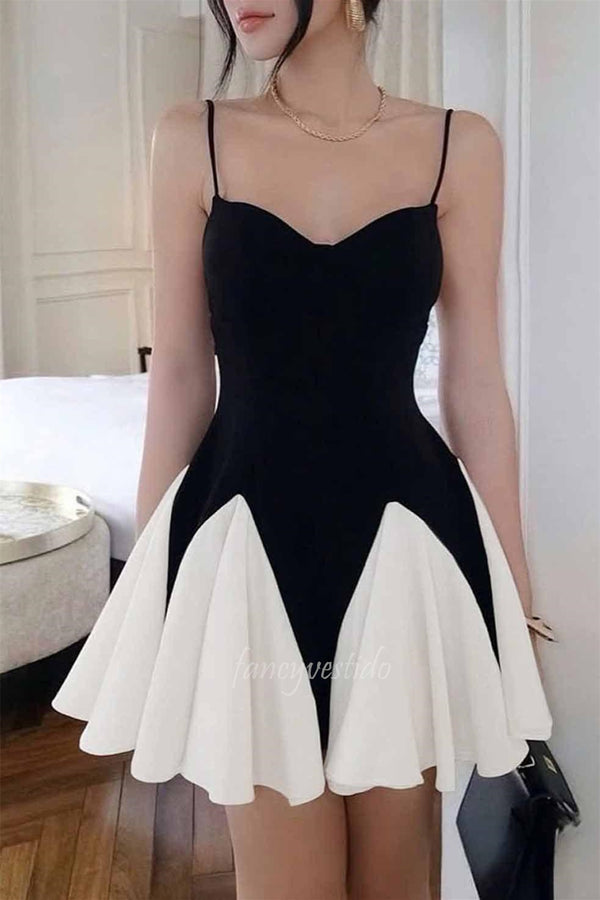 Spaghetti Straps Ruffle Summer Dress Beach Dress