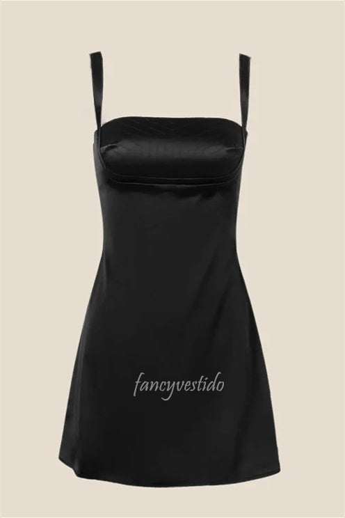 Straps Corset A-Line Short Party Homecoming Dress