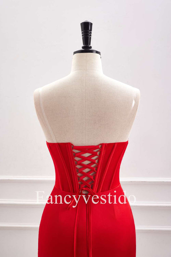 Cute Red Pleated Tight Short Homecoming Dress