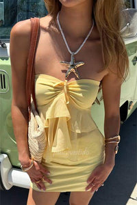 Sweetheart Corset Tight Two Piece Short Dress