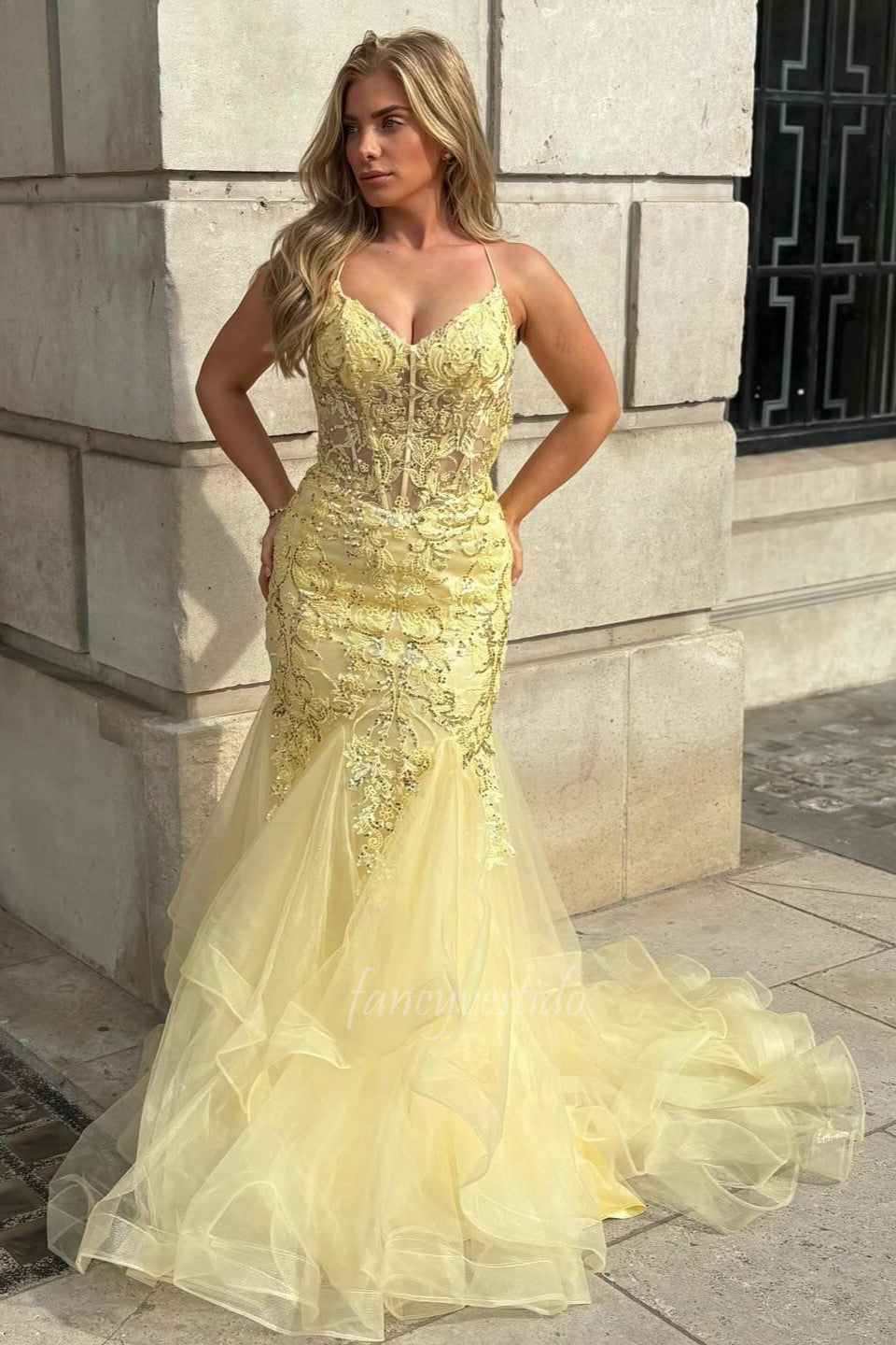 Lace Corset Yellow Lace Homecoming Dress Stunning Yellow Lace Corset Ruffle Mermaid Prom Dress FancyVestido Lace Corset Yellow Lace Homecoming Dress Stunning Yellow Lace Corset Ruffle Mermaid Prom Dress FancyVestido
