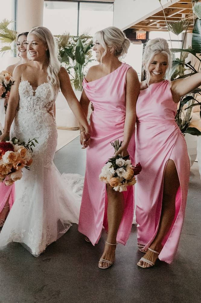 Asymmetrical One Shoulder Bridesmaid Dress with Slit FancyVestido Asymmetrical One Shoulder Bridesmaid Dress with Slit FancyVestido