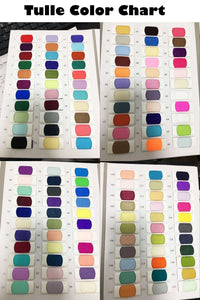 tulle color chart