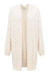 Loose Beige Long Cardigan