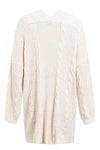 Loose Beige Long Cardigan