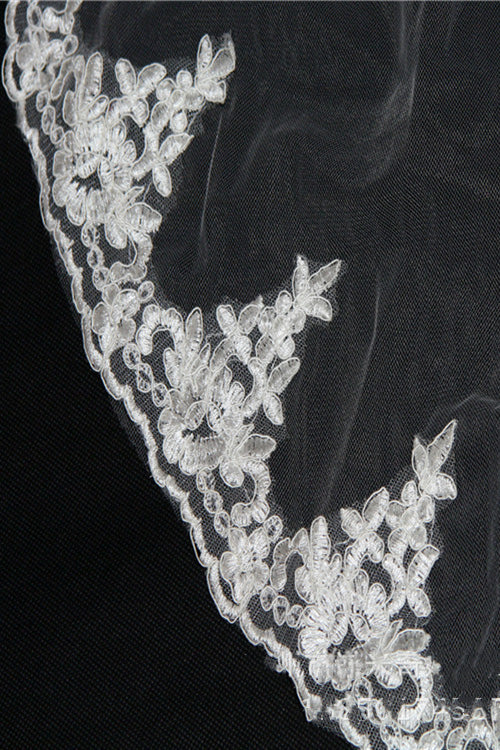 3 Meter Lace Embroidered Romantic Bridal Veil