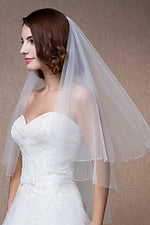 Ivory Bridal Veil with Comb