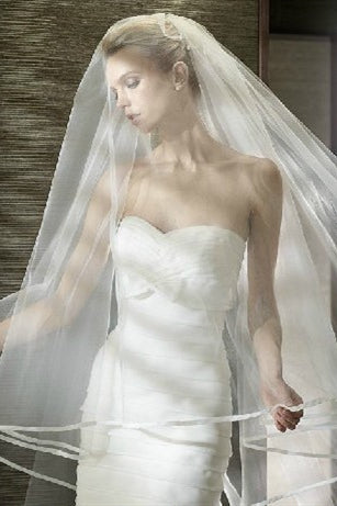 Long White Bridal Veil