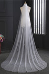 3 Meters Long White Bridal Veil With Comb