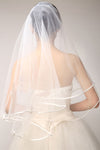Simple White Bridal Veil