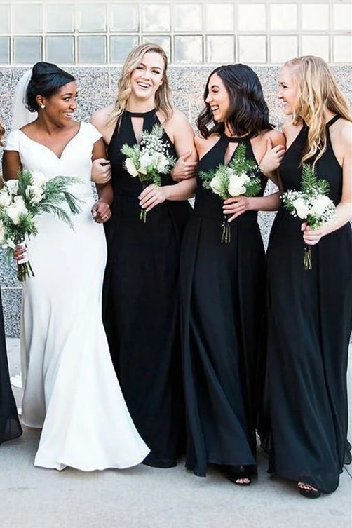Black Bridesmaid Dresses Inspiration - Rock My Wedding