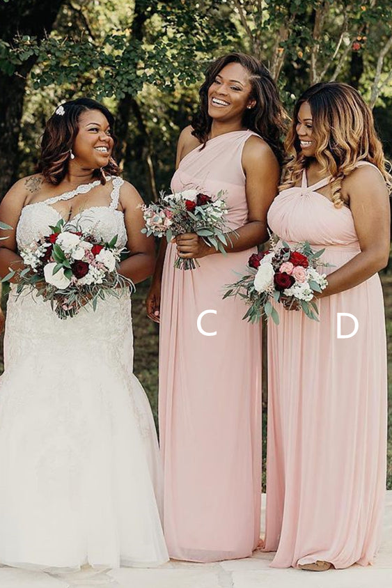 Pale pink a line sales dress