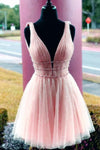 Glitter Short Yellow Sequined Homecoming Dress with Belts