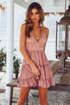 Sexy Short Dusty Rose Summer Dress Beach Dress