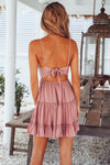 Sexy Short Dusty Rose Summer Dress Beach Dress