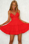 Sexy Short Red Summer Dress Beach Dress