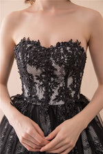 Sweetheart All Over Lace Long Prom Dress with Train