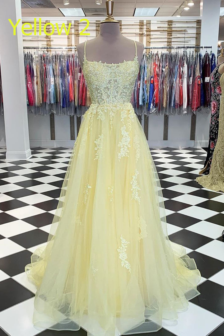 Yellow long prom dresses sales
