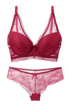 Sexy Dark Lace Lingerie Set